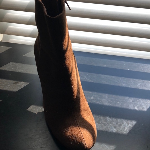 Christian Siriano Payless Brown Booties, Suede - Picture 4 of 6